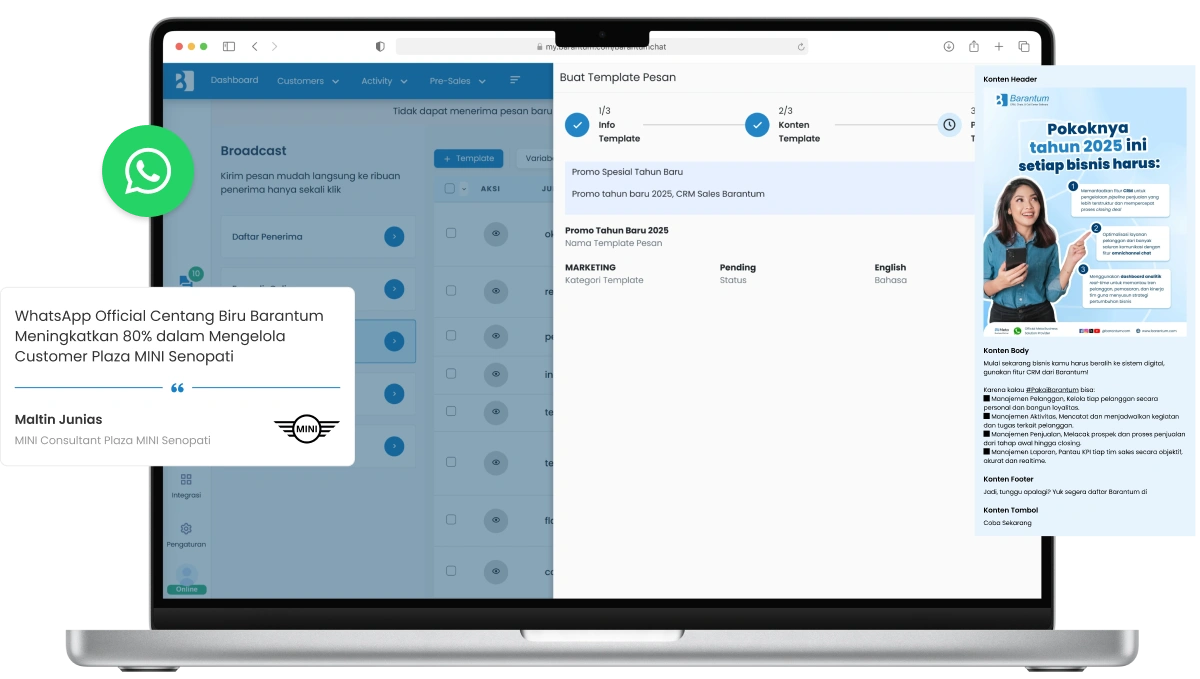 WhatsApp API Barantum