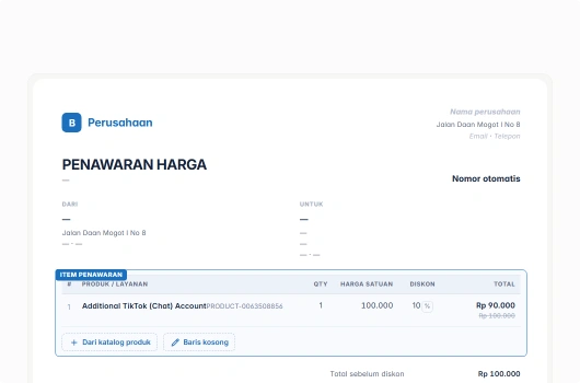 Approval Harga dan Diskon