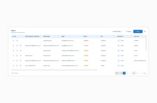 User Access Settings