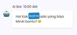 Pesan yang Lebih Personal