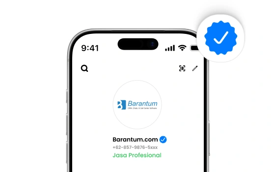 Nomor WhatsApp Anda Berhasil Mendapatkan Centang Biru