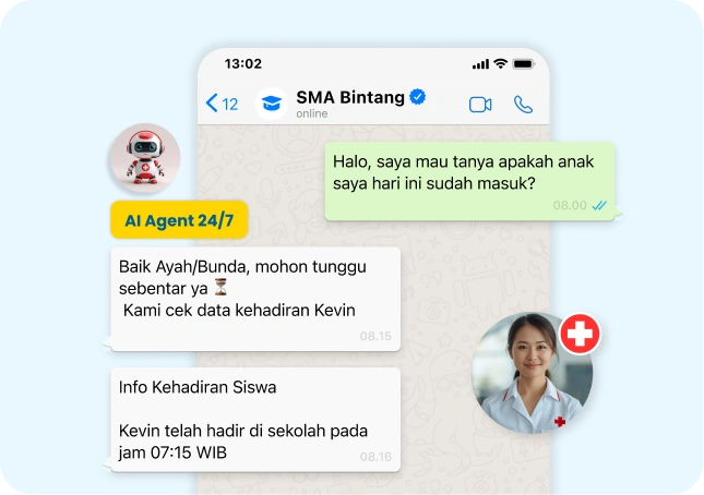 Chatbot AI 24/7 untuk Pertanyaan Akademik