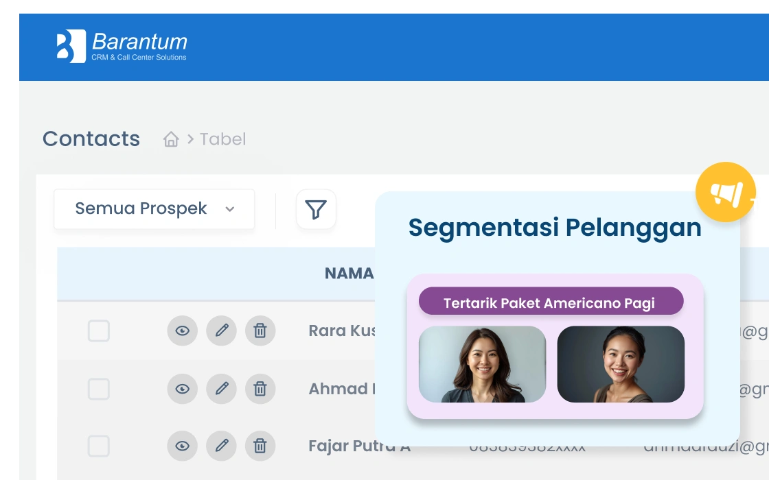 Segmentasi pelanggan coffee shop di Barantum