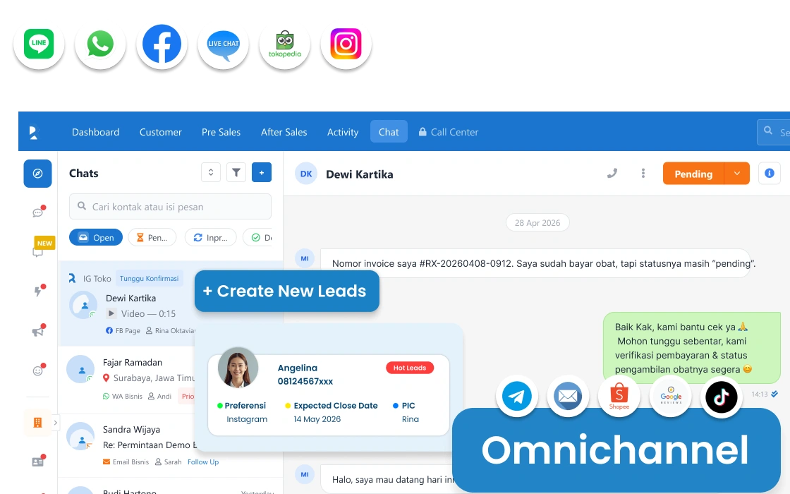 Omnichannel Inbox untuk Konsultasi Pelanggan