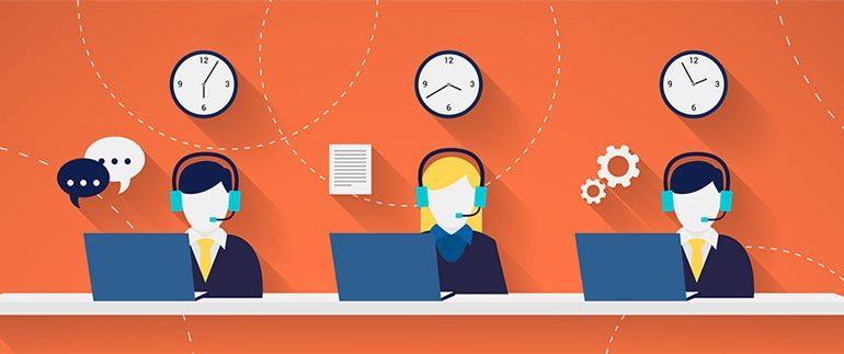 blended call center article