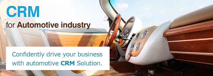 crm automotive text banner