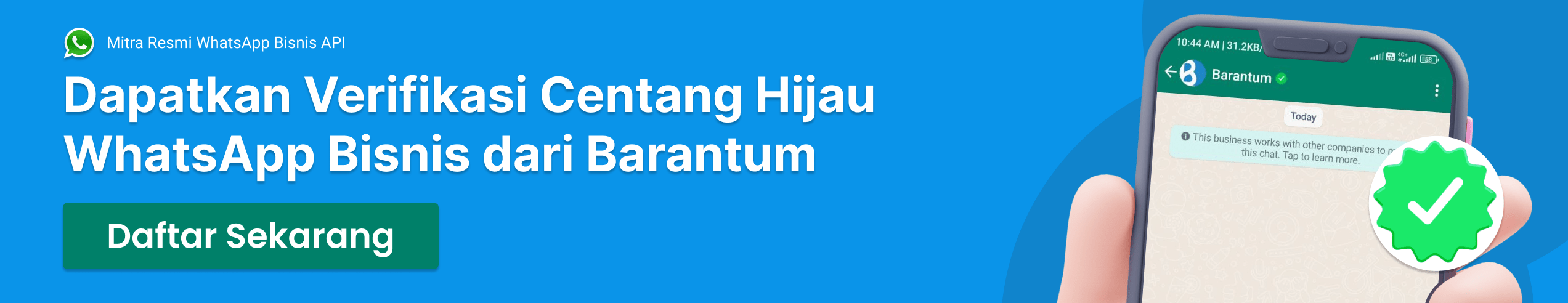 Daftar Centang Hijau WhatsApp Barantum