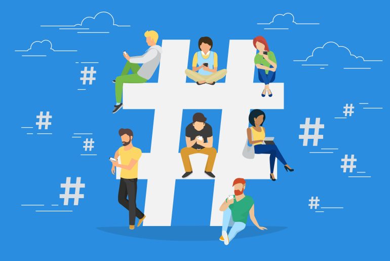 tips menggunakan hashtag