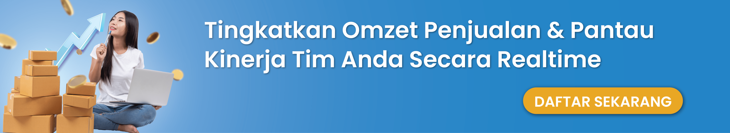 CRM pantau kinerja secara real time