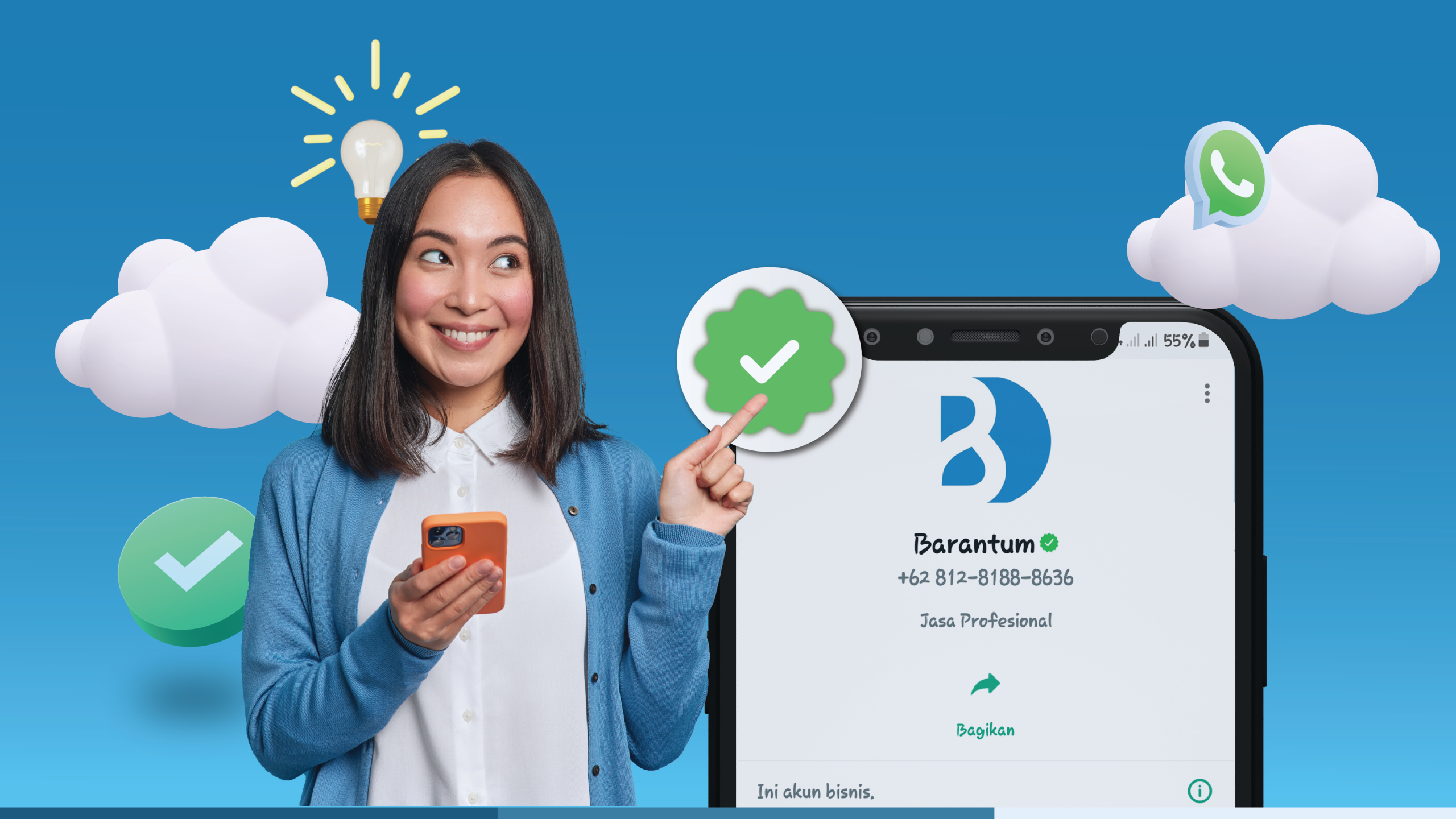tips dan trik centang hijau wa