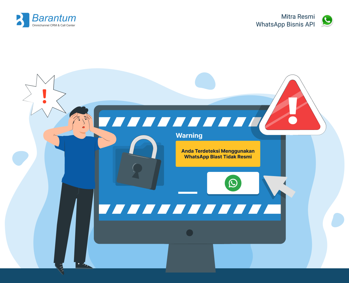 Penyebab Akun WA Terblokir - Cara Aman WA Blast Agar Tidak Terblokir