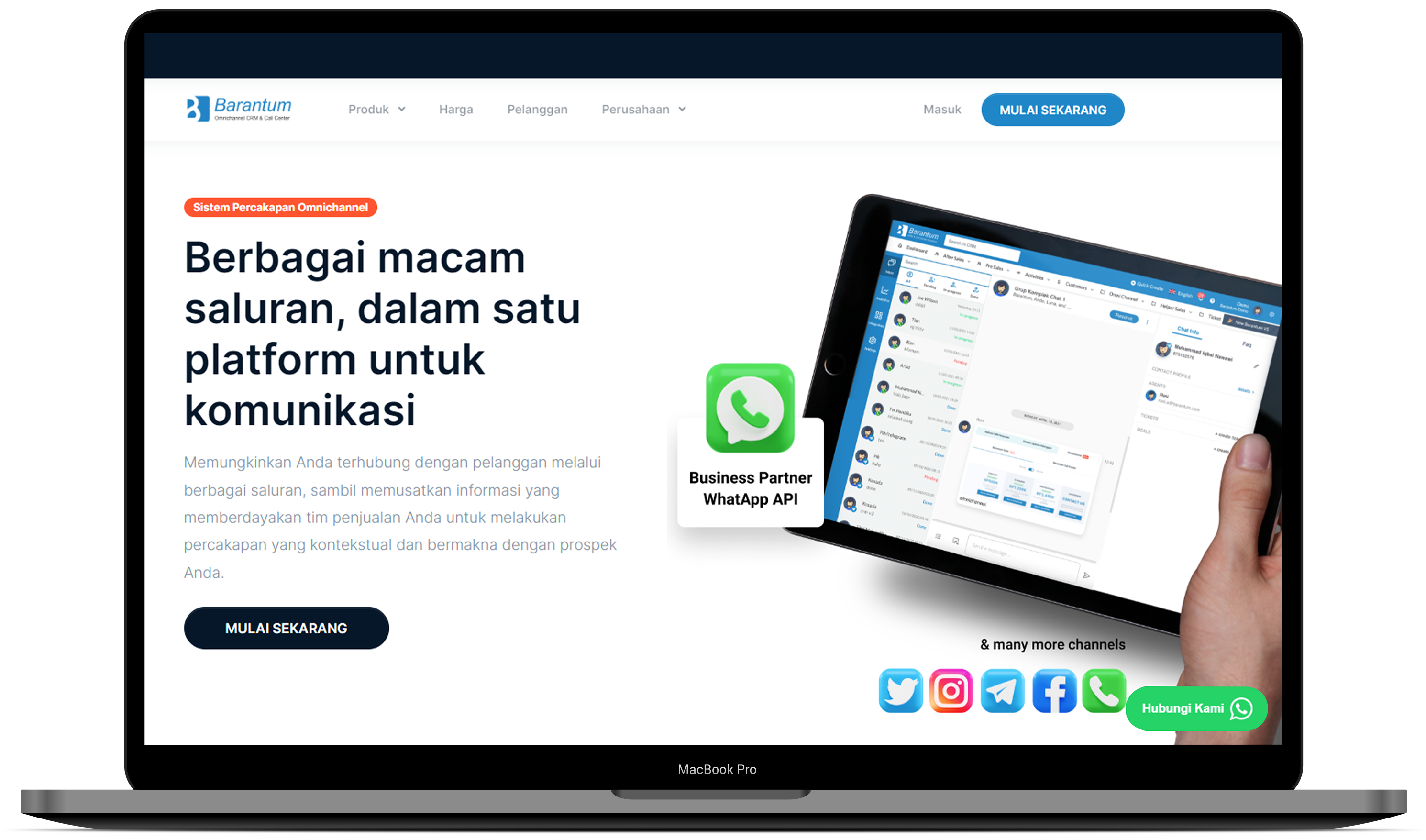 Barantum CRM Omnichannel Terbaik