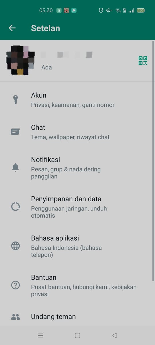 menonaktifkan status online di whatsapp