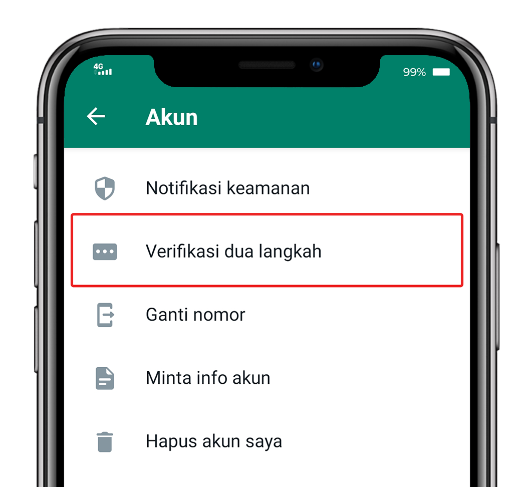 verifikasi 2 langkah