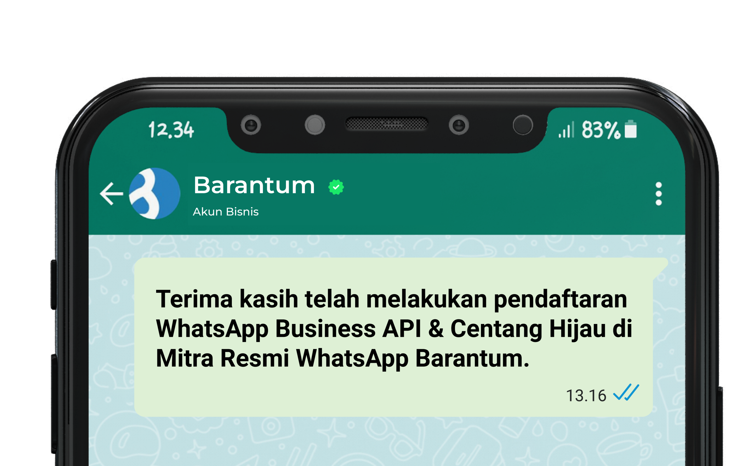 tulisan bold di wa