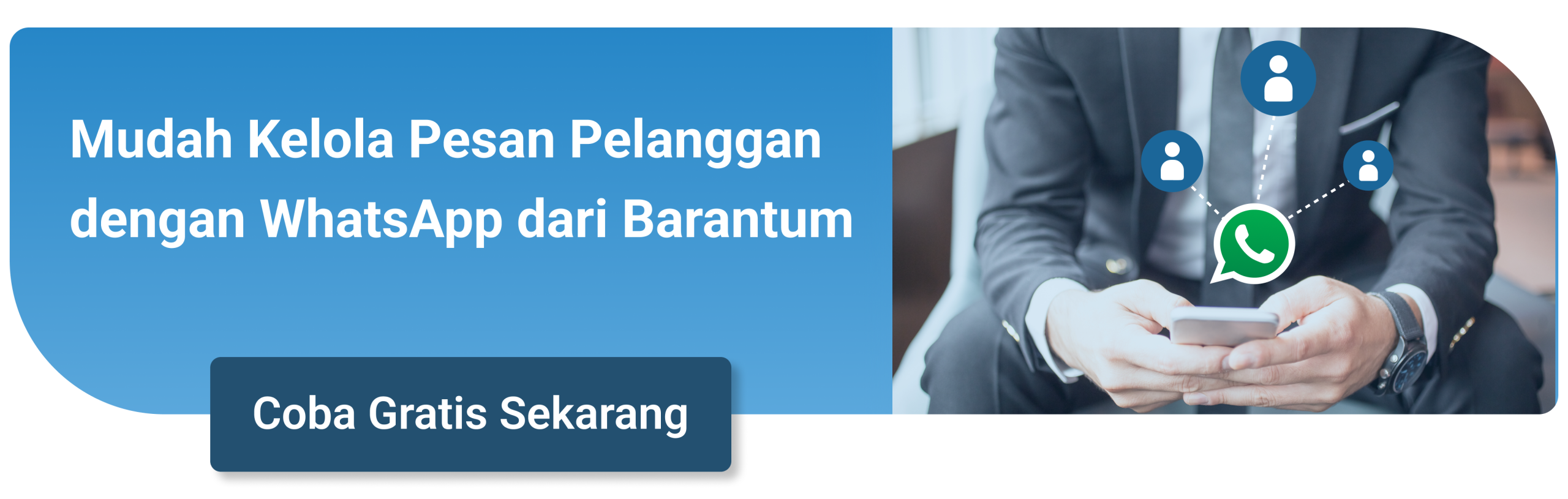 Barantum CRM - Mitra Resmi WhatsApp