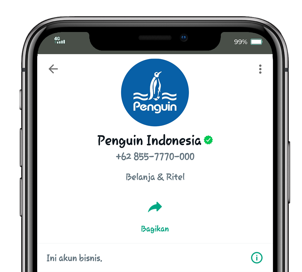 Centang Hijau WA - Client Barantum