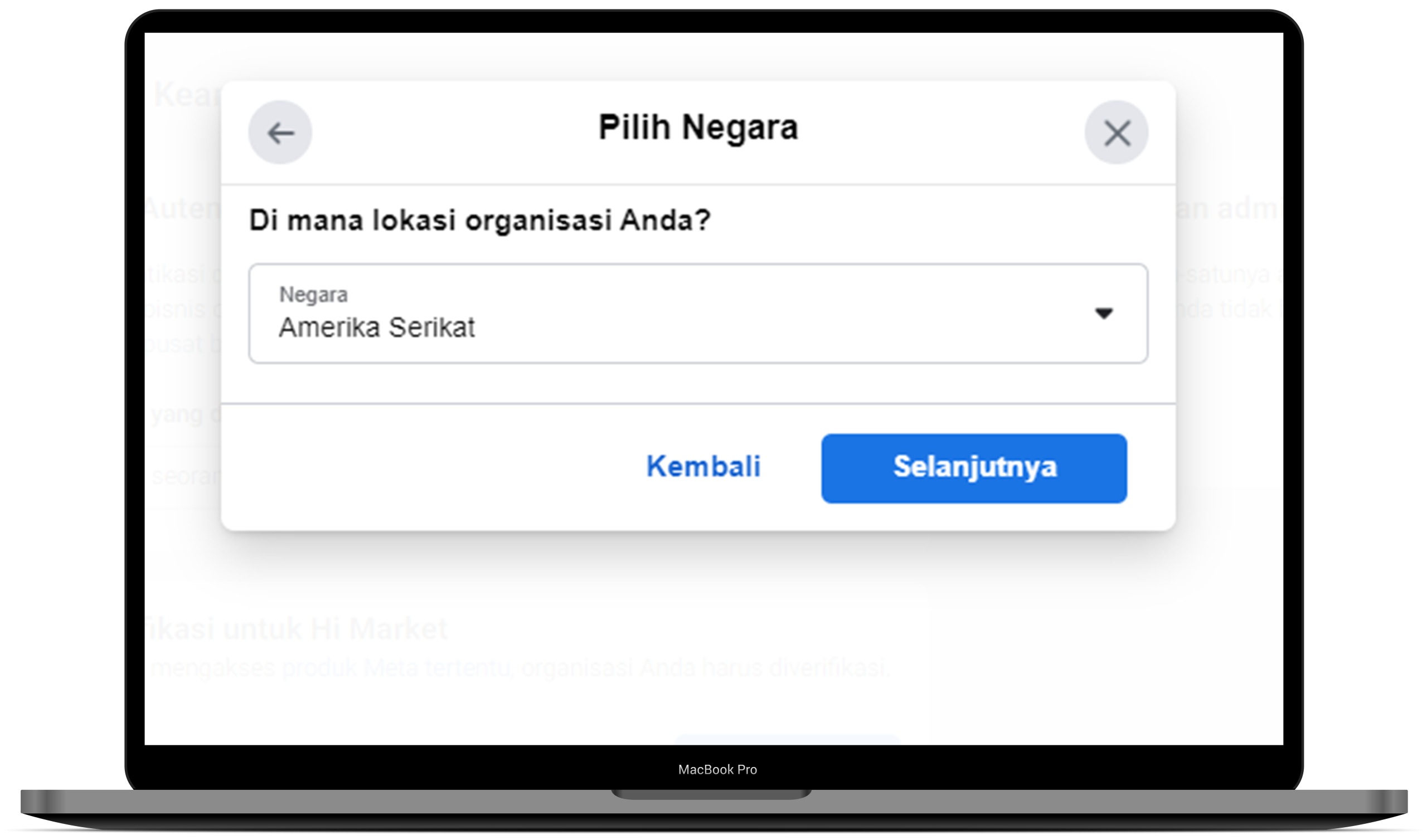 cara verifikasi facebook business manager