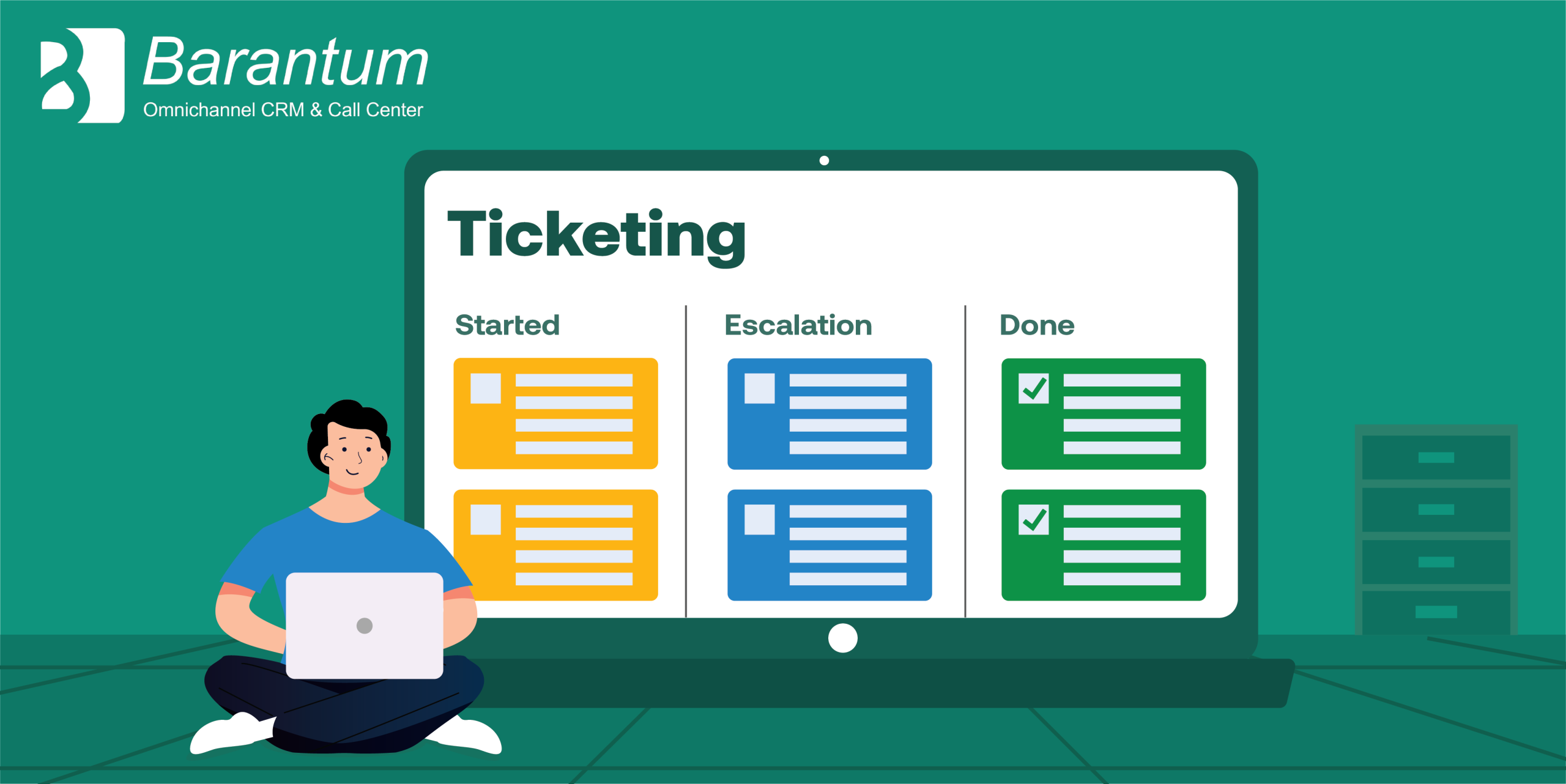 ticketing adalah