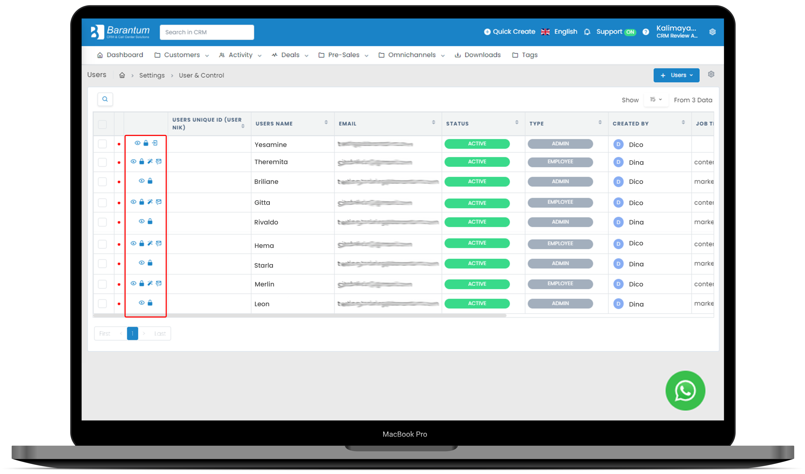 monitoring kpi dengan CRM