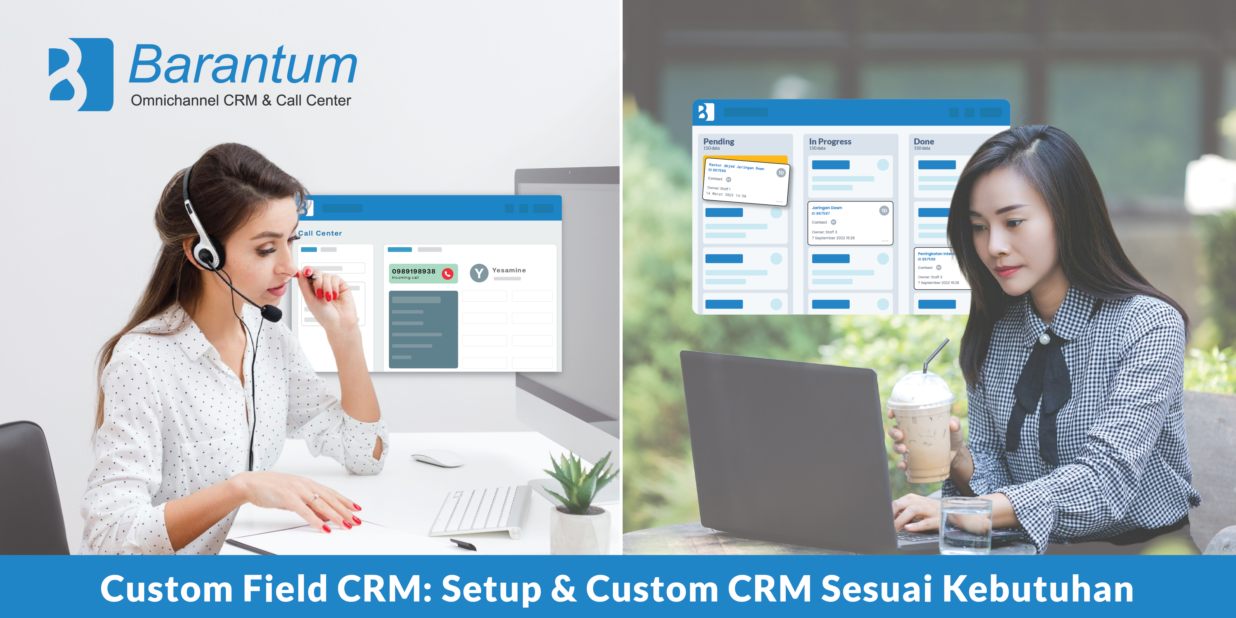 custom filed CRM - Barantum
