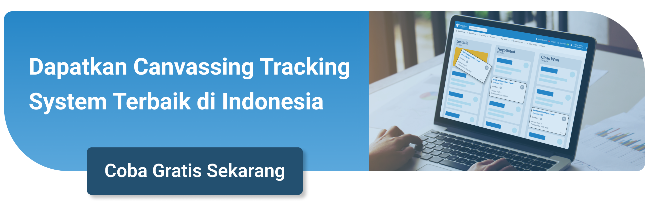 Sistem Barantum CRM - Canvassing Tracking System 