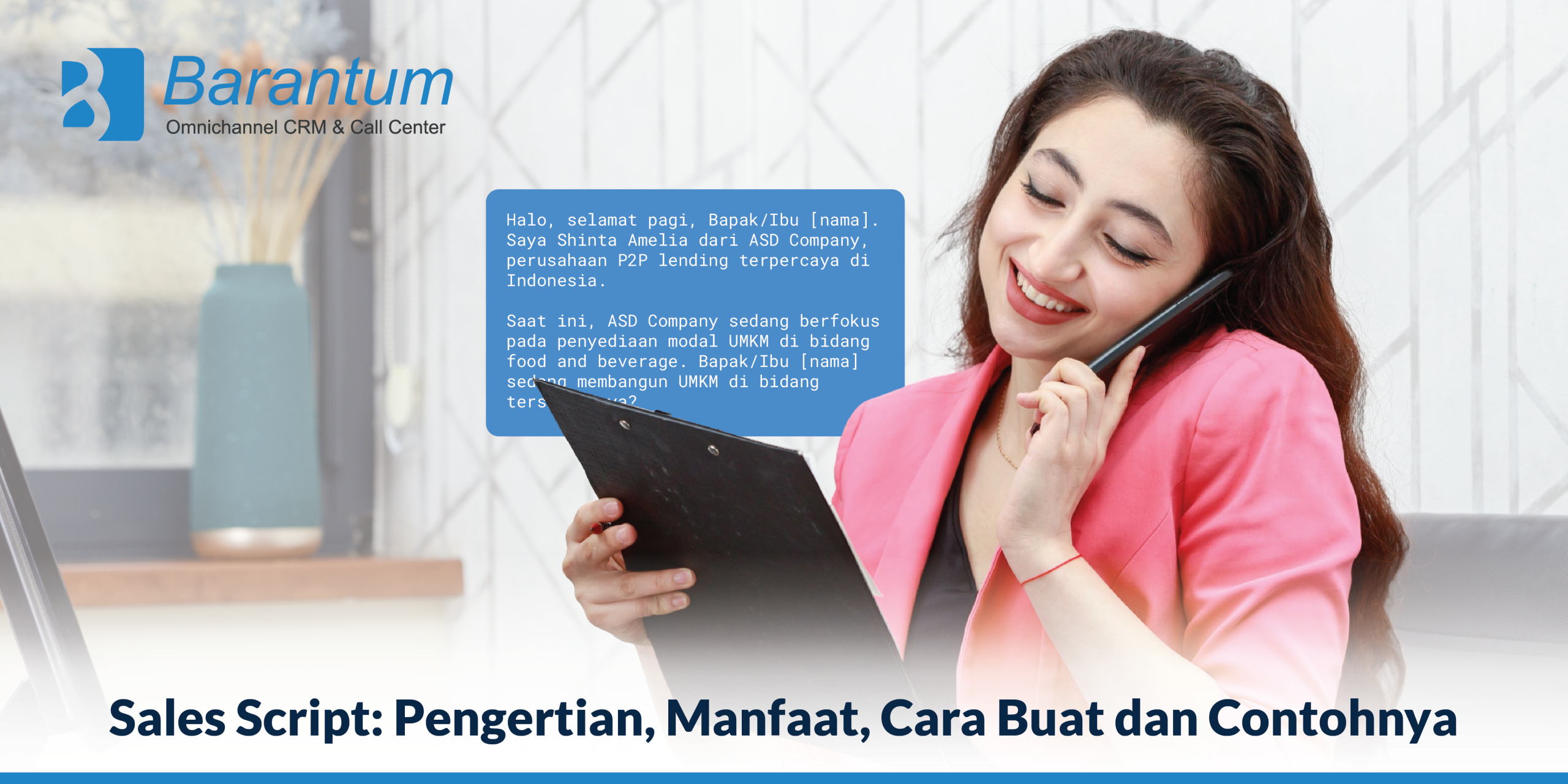 sales script adalah