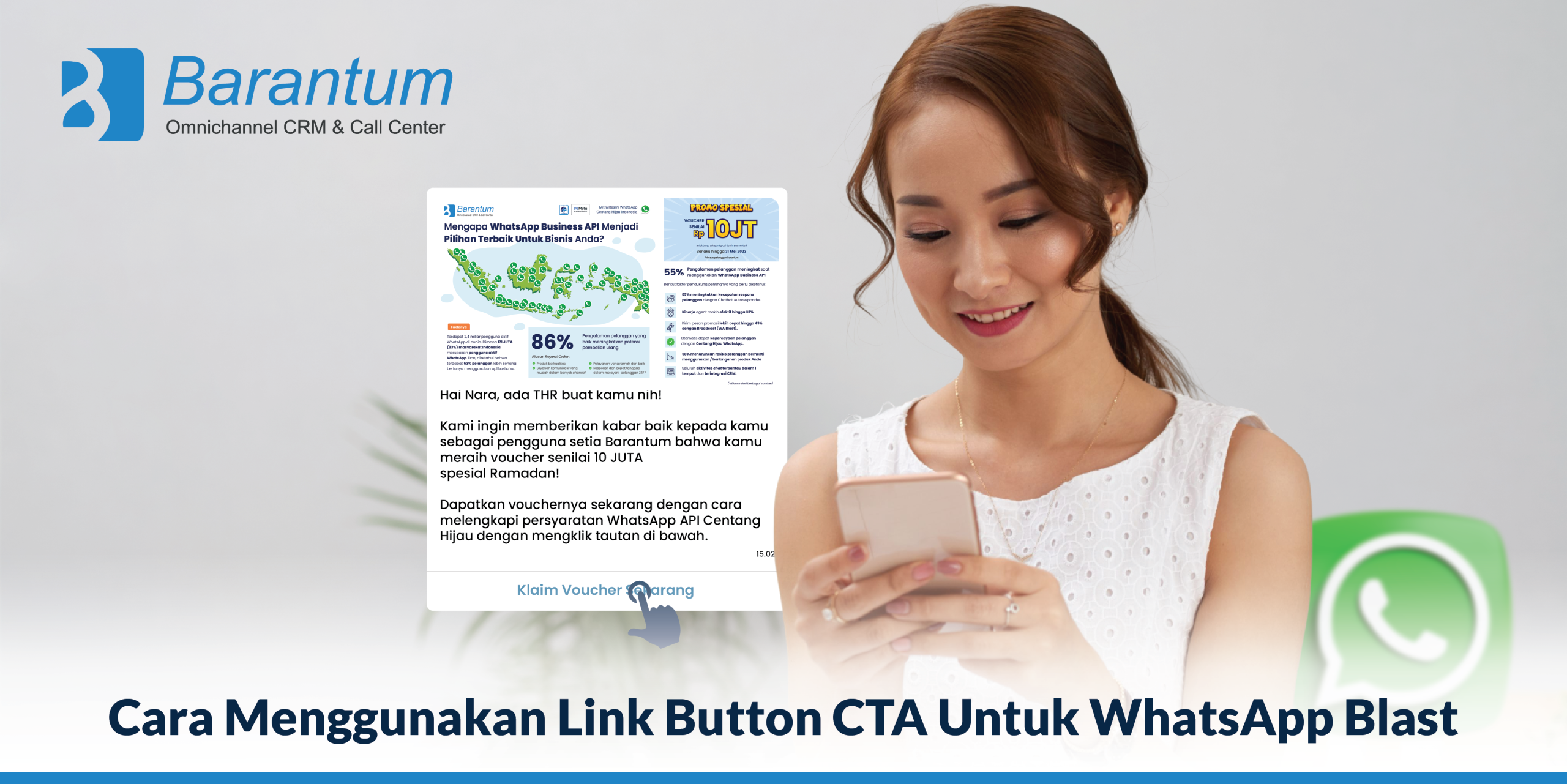 cara menggunakan link button cta