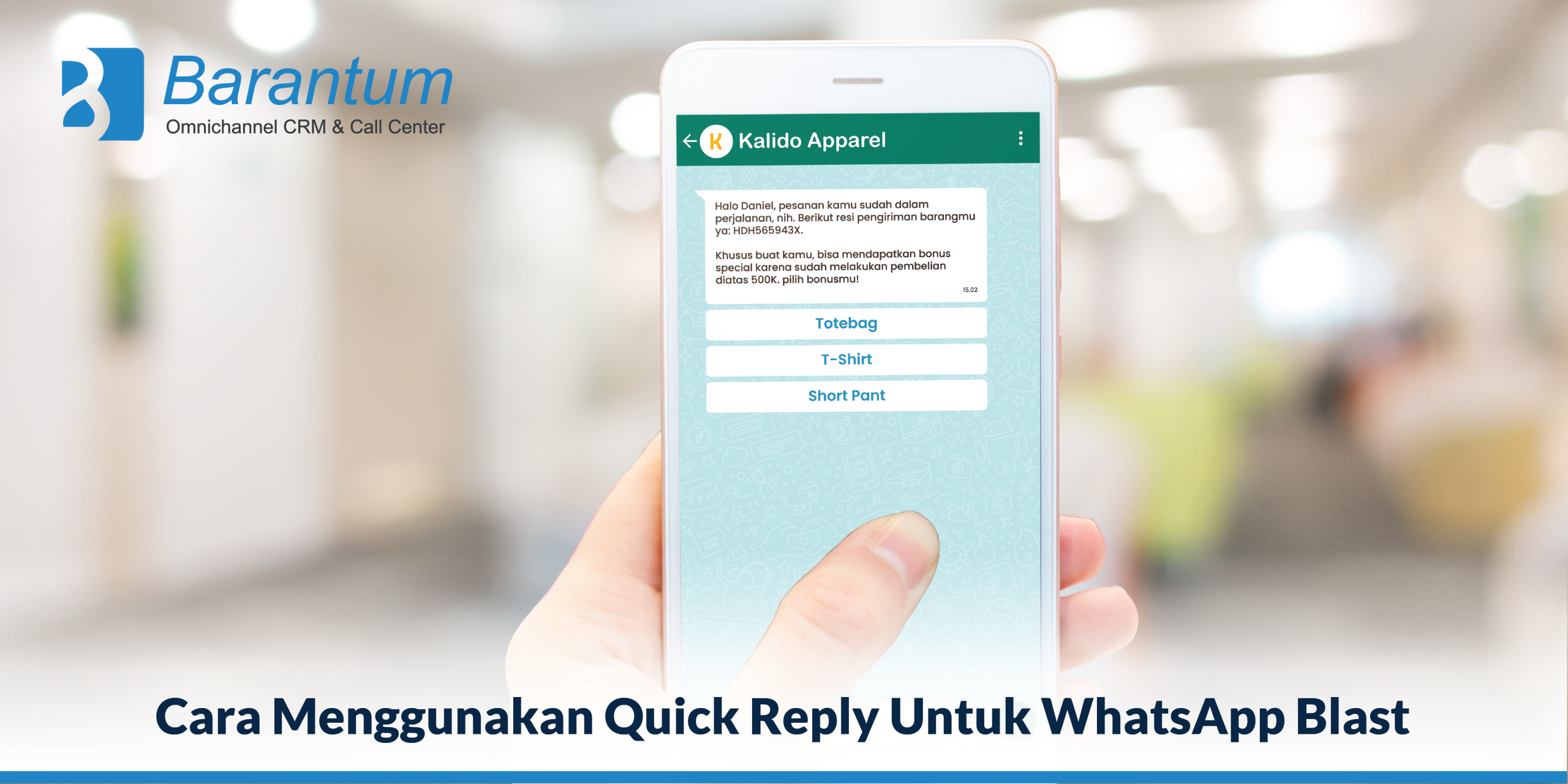 cara membuat quick reply whatsapp