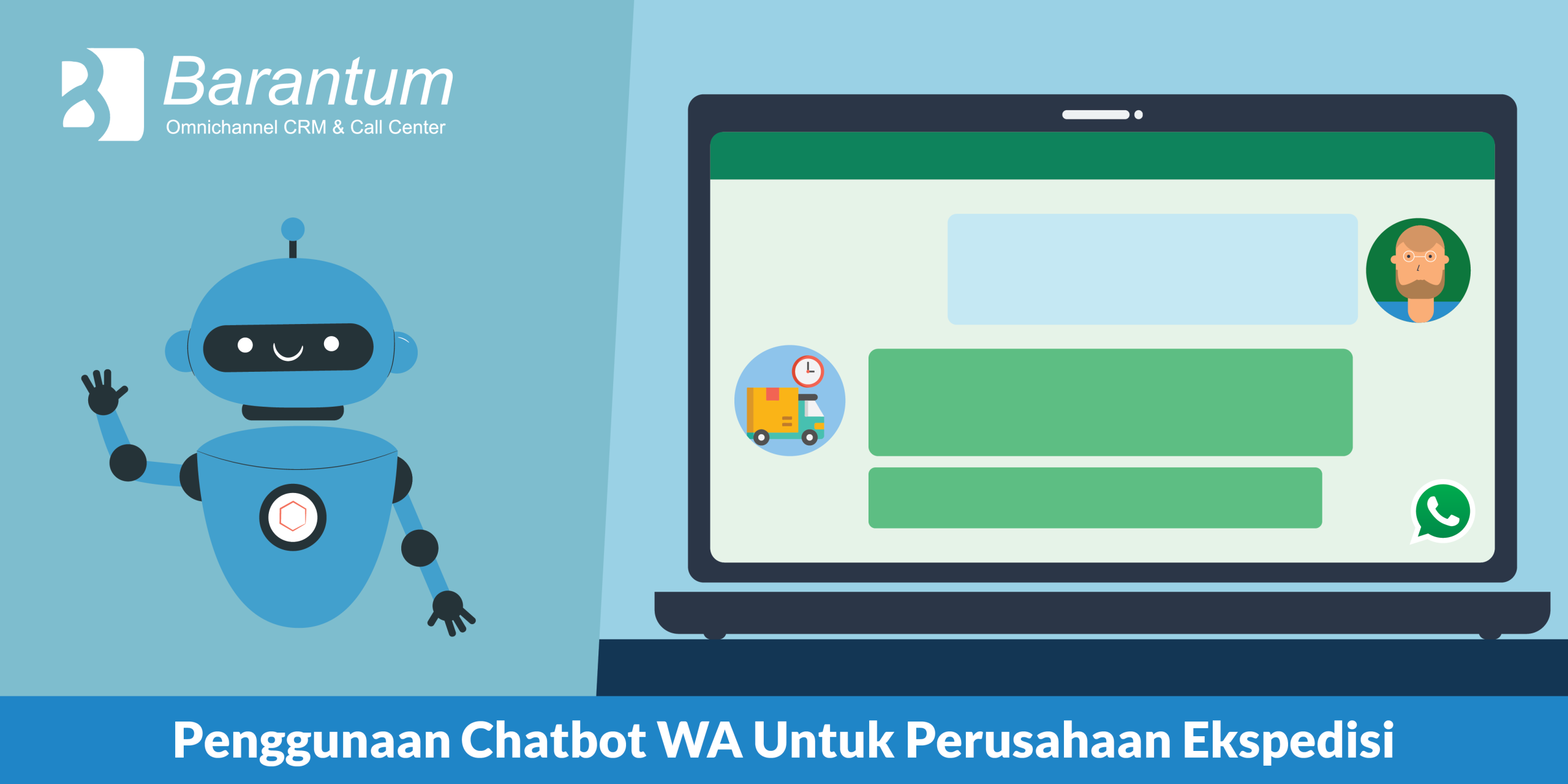 penggunaan chatbot wa untuk perusahaan ekspedisi