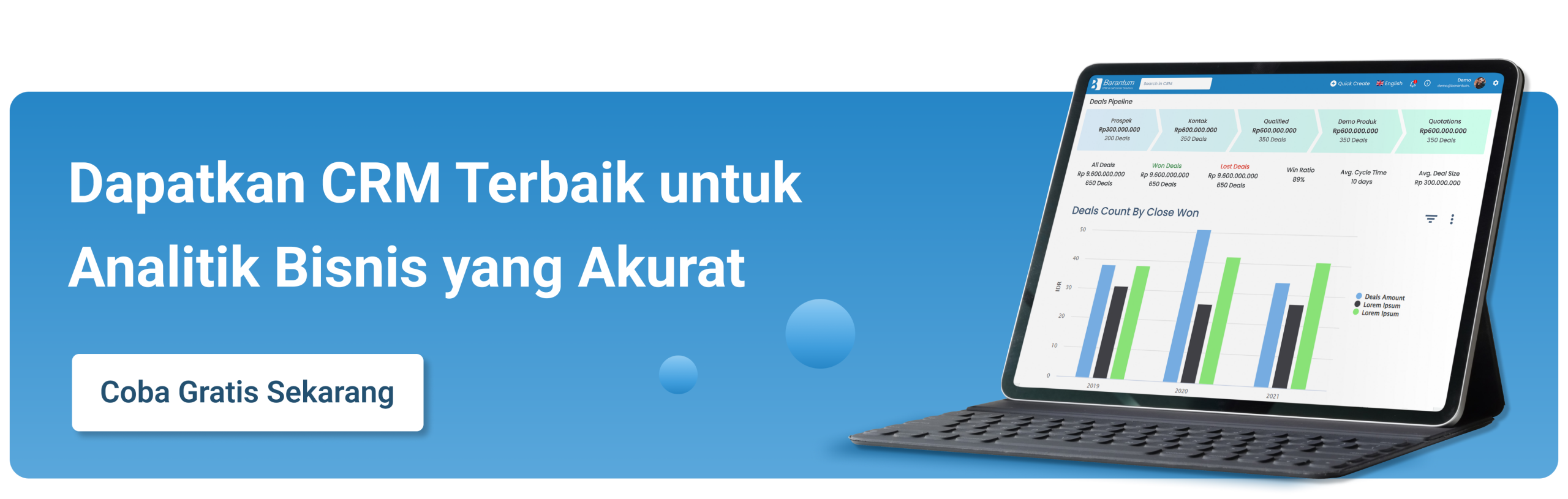 alaytical CRM - Barantum CRM Tepercaya Indonesia