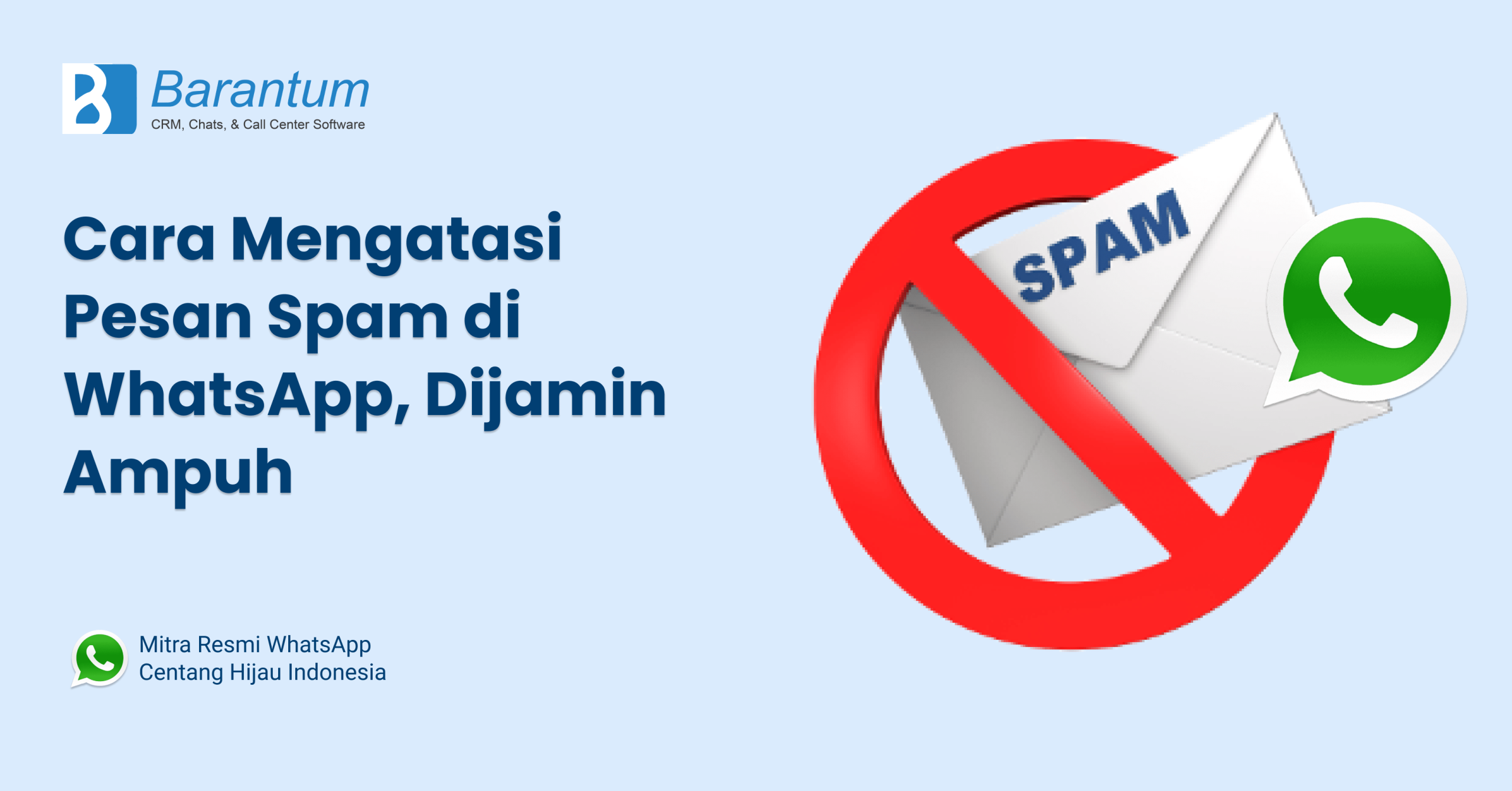 atasi spam pesan di wa