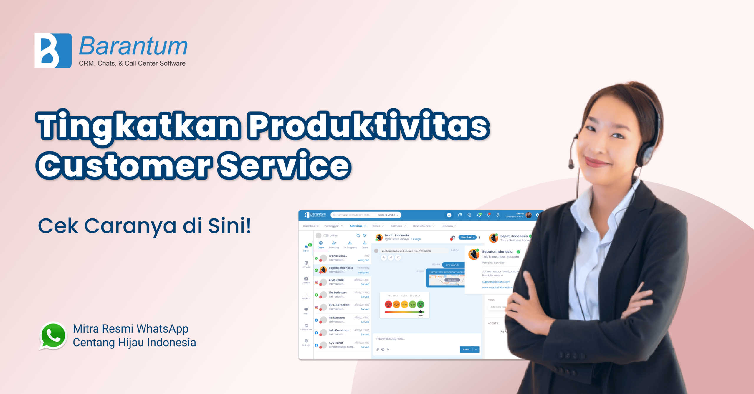 produktivitas customer service