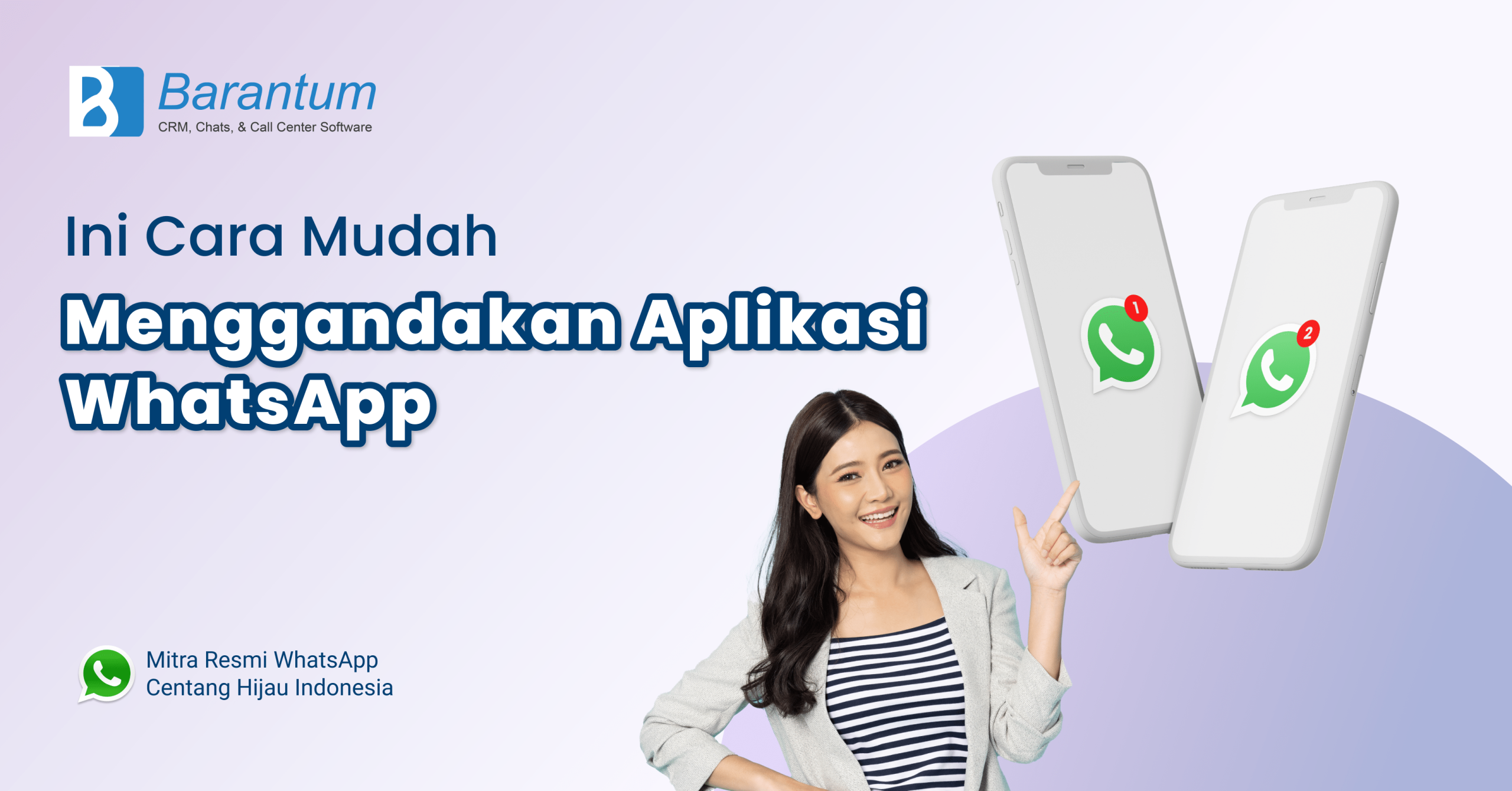 Menggandakan aplikasi whatsapp