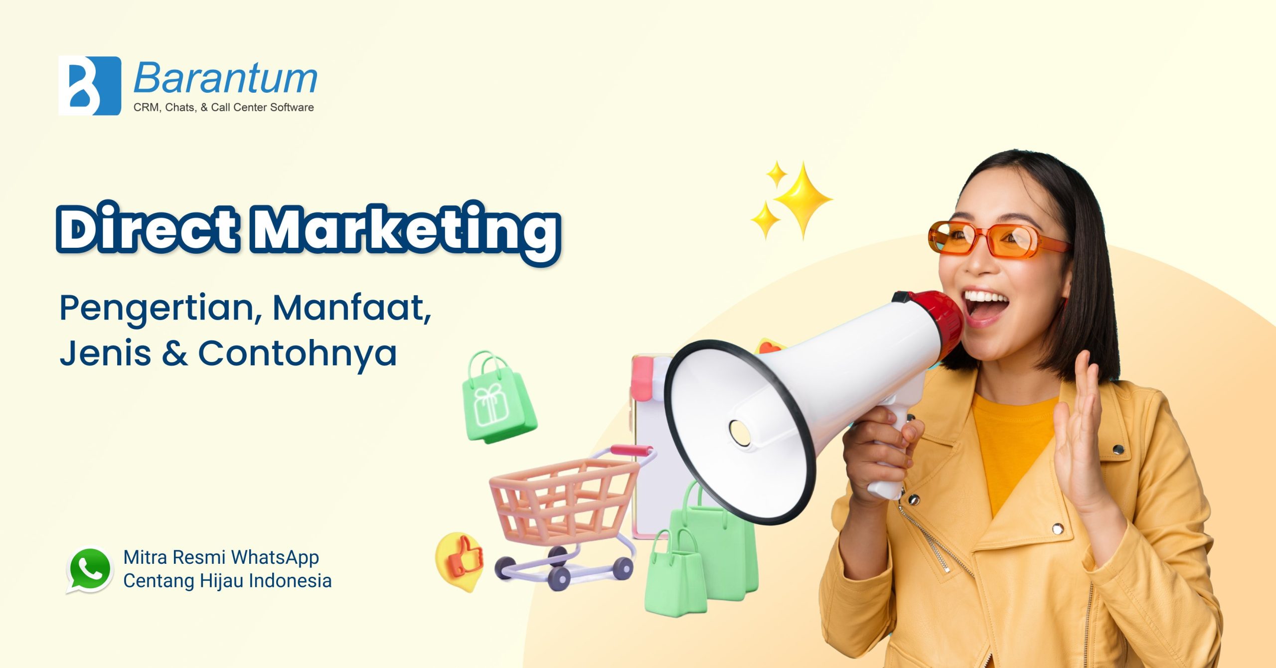 direct marketing - barantum crm, chats, dan wa official centang hijau