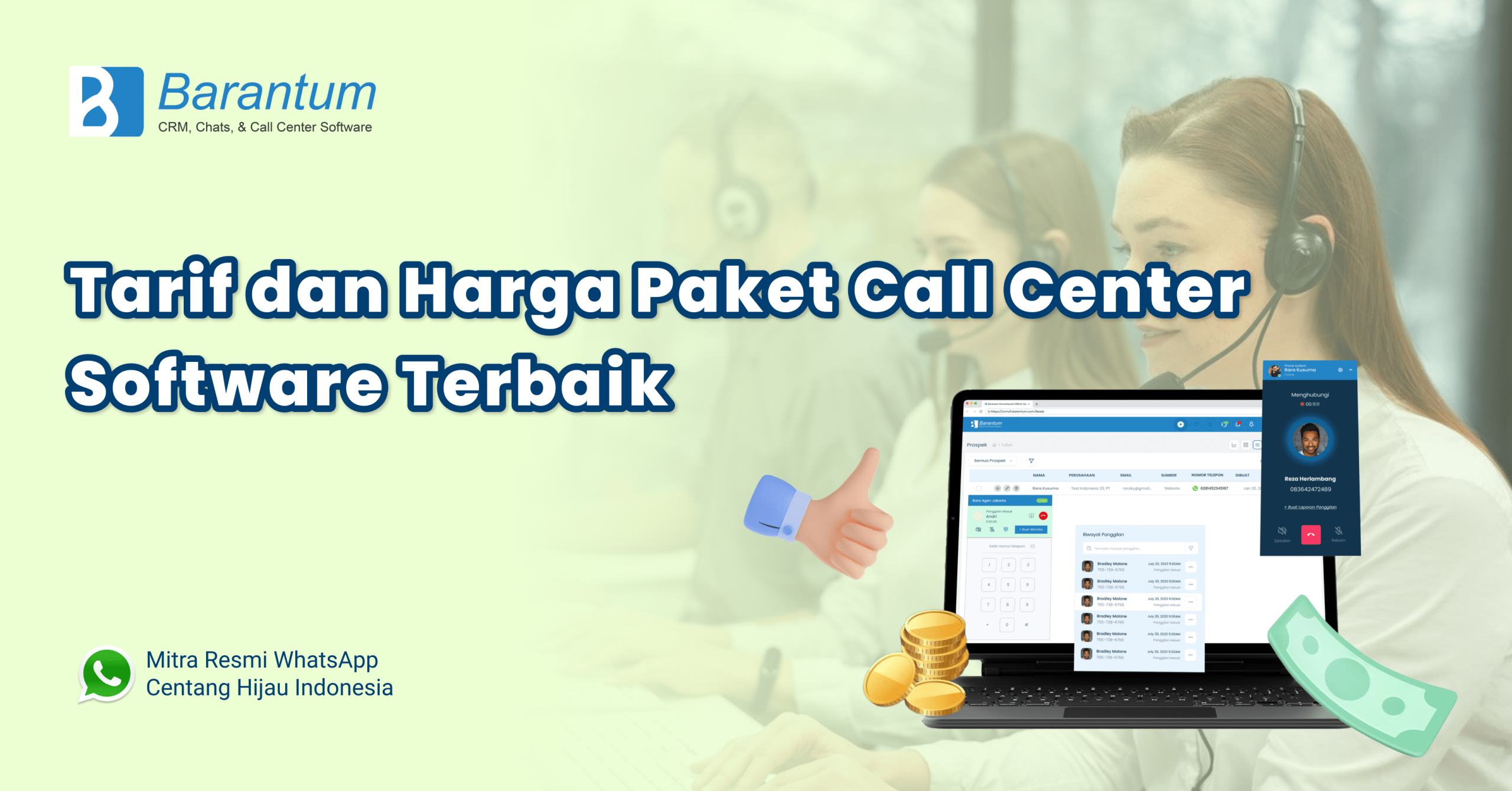 tarif harga call center