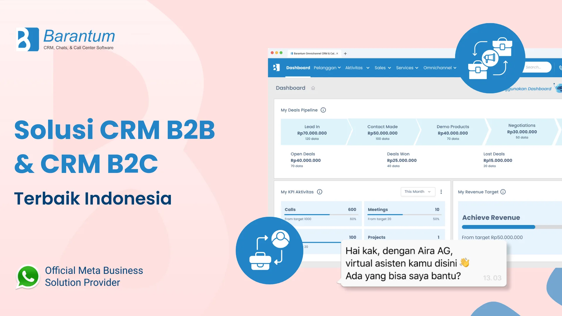 Solusi CRM B2B & CRM B2C Terbaik Indonesia