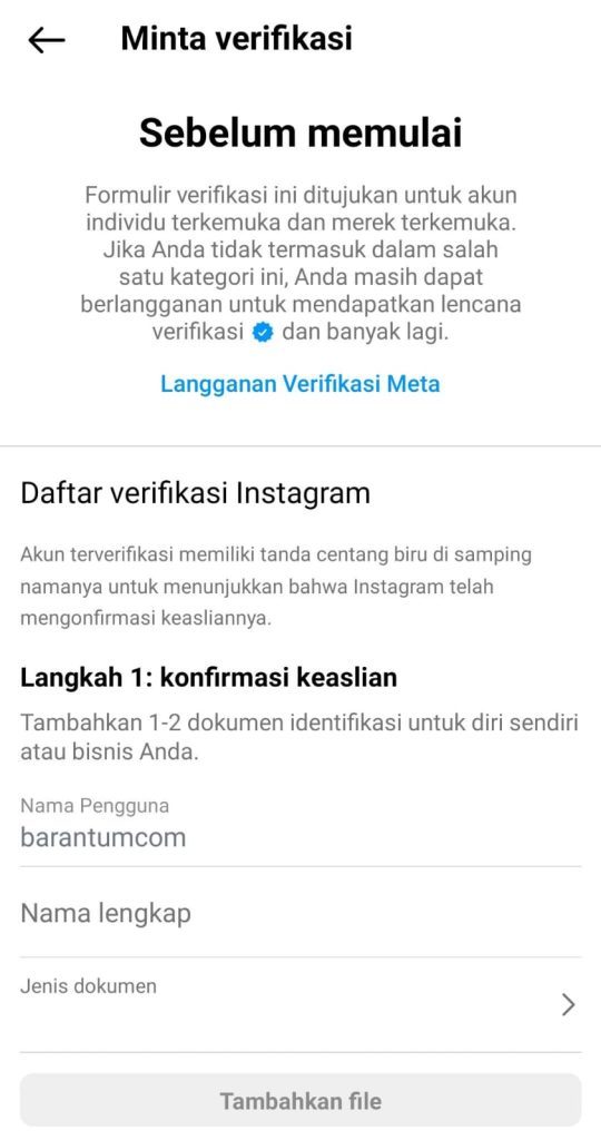 Syarat Cara Mendapatkan Centang Biru di Instagram Syarat Cara Mendapatkan Centang Biru di Instagram