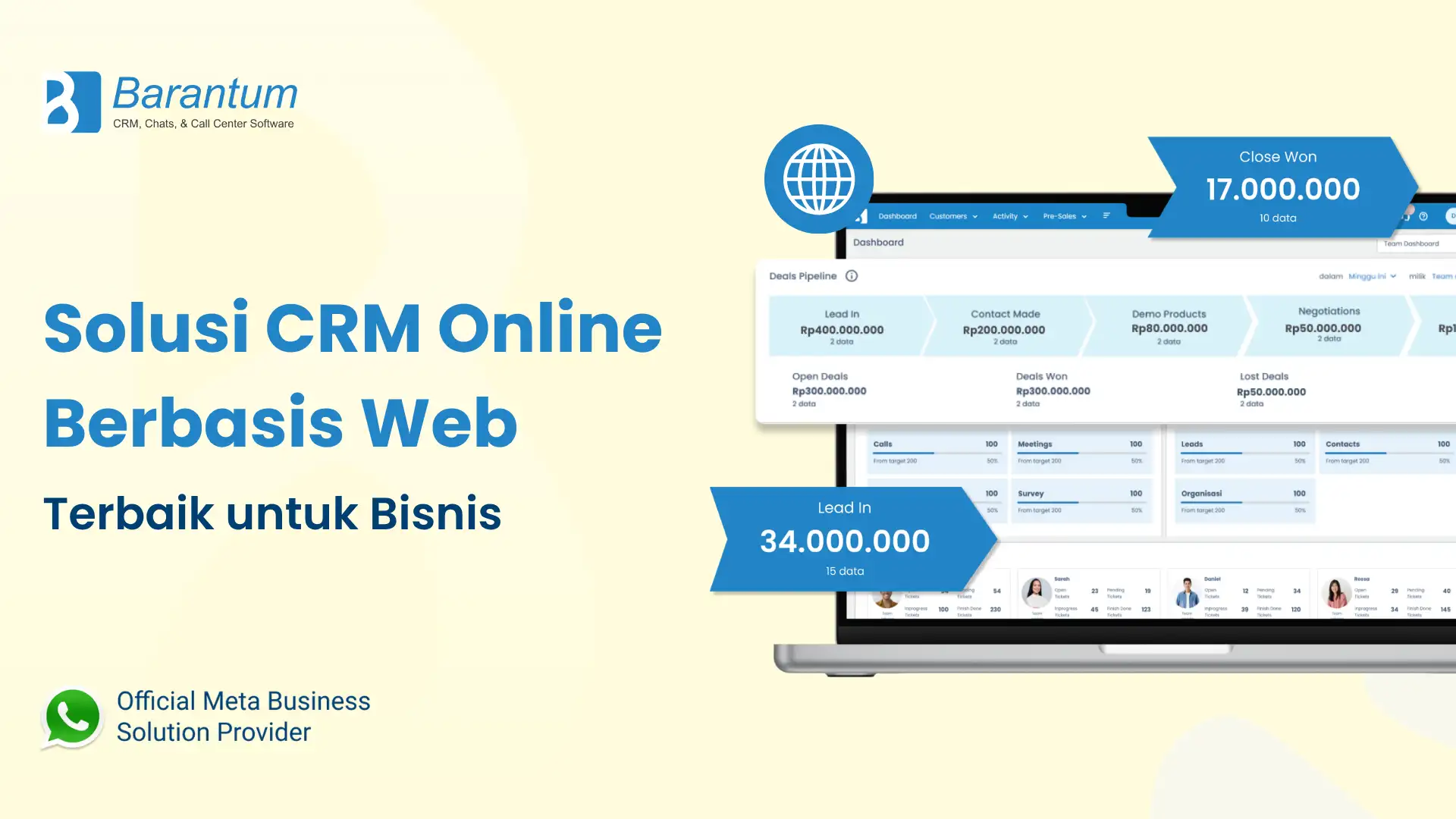 Solusi CRM Online Berbasis Web