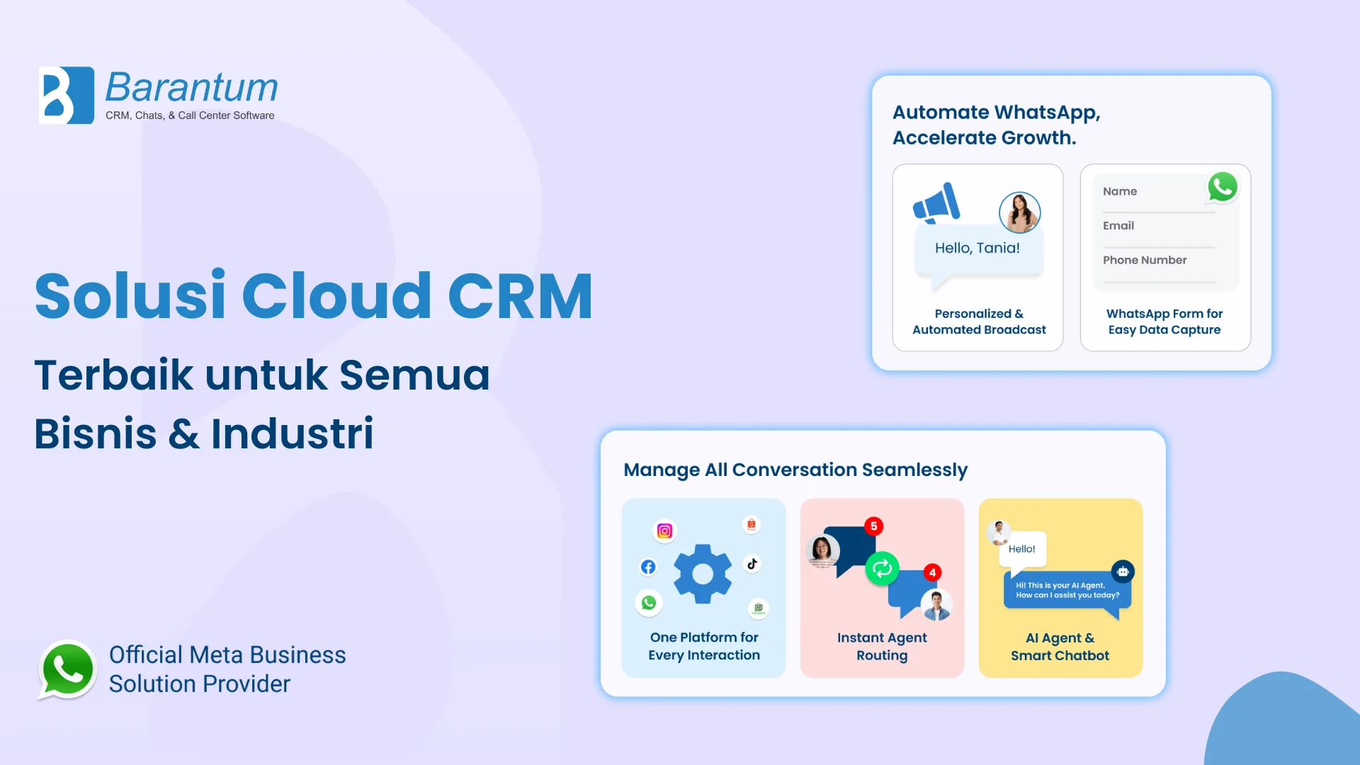 Solusi Cloud CRM Terbaik untuk Semua Bisnis & Industri