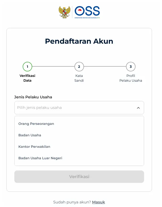 1_Cara Membuat Akun OSS_3 1_Cara Membuat Akun OSS_3