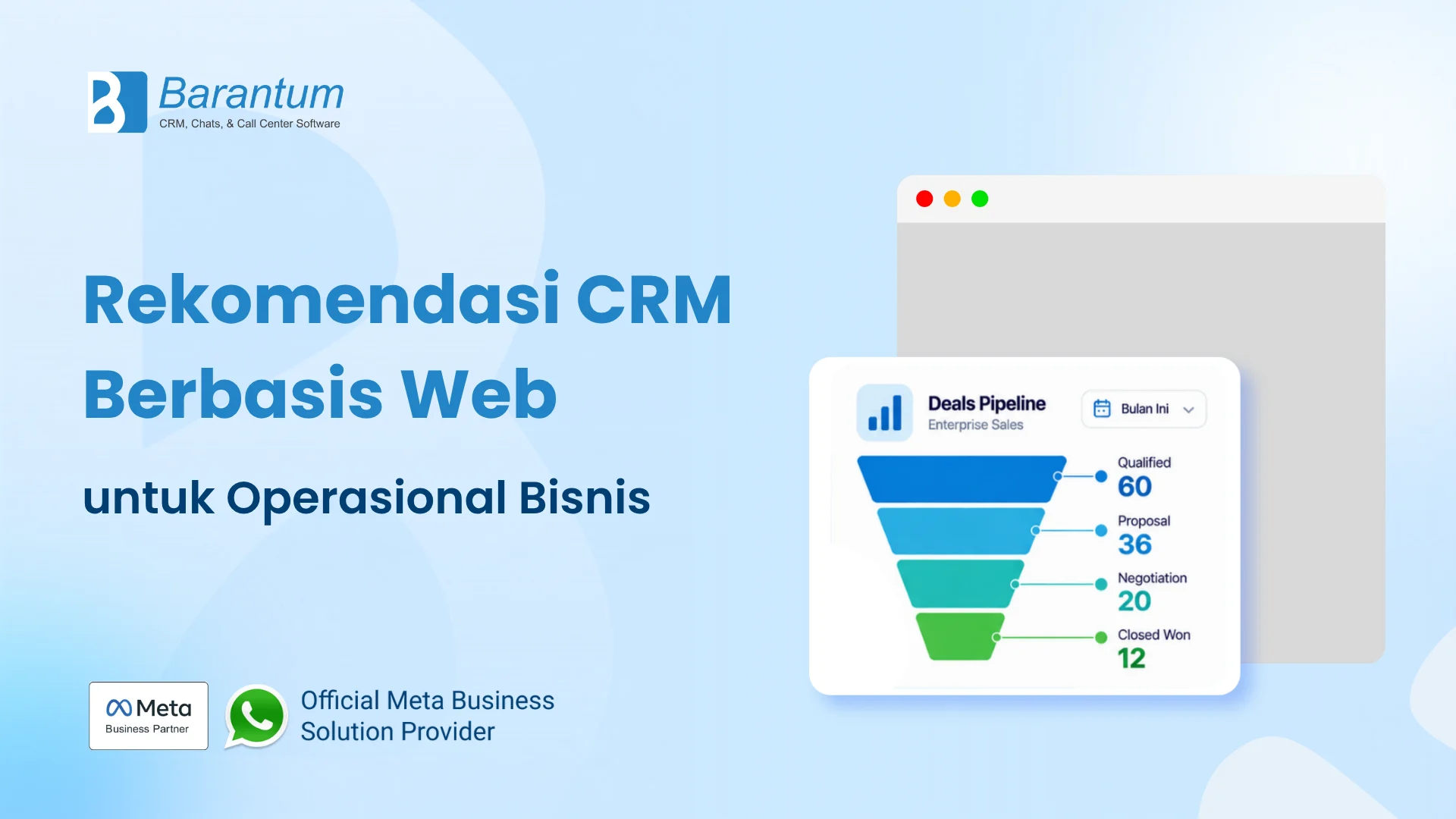 Rekomendasi CRM Berbasis Web untuk Operasional Bisnis