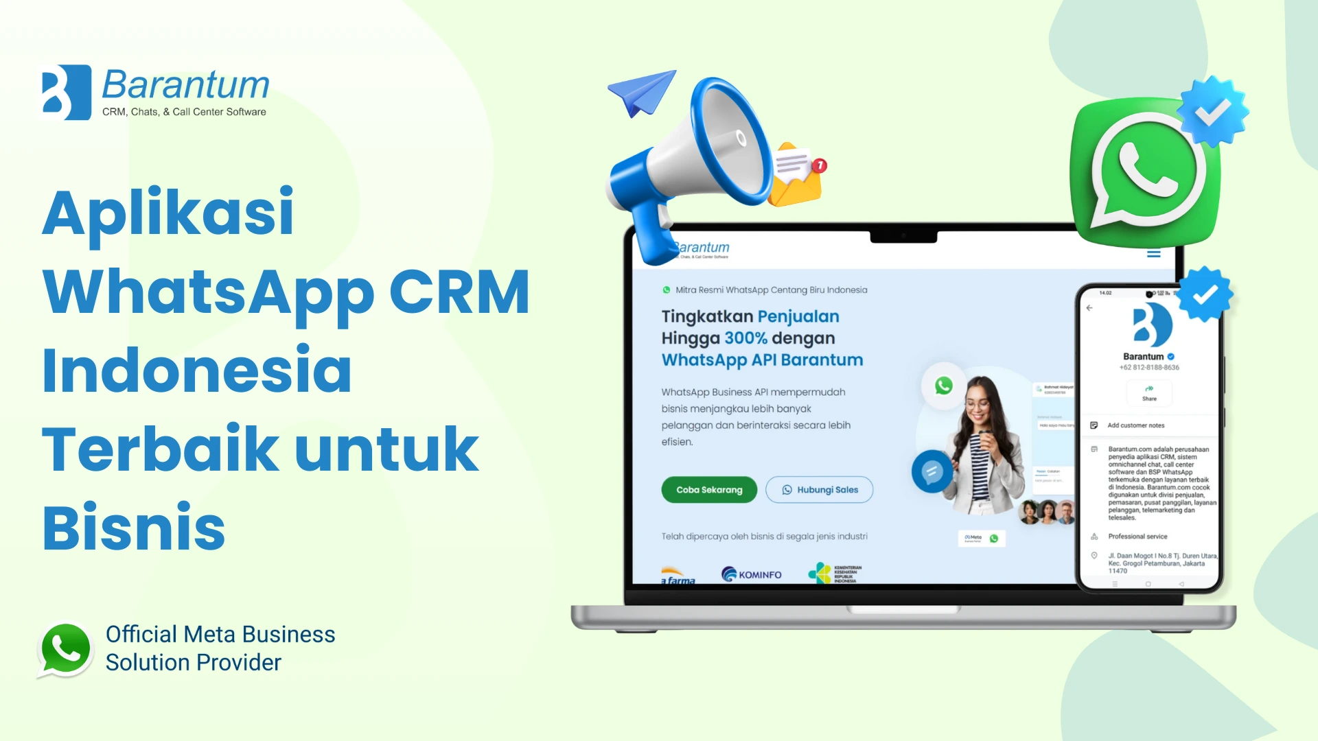 Aplikasi WhatsApp CRM Indonesia Terbaik untuk Bisnis