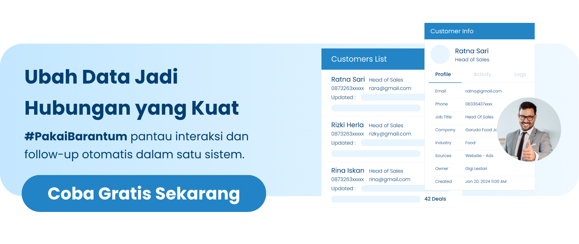 Ubah Data Jadi Hubungan yang Kuat Dengan Barantum Ubah Data Jadi Hubungan yang Kuat Dengan Barantum