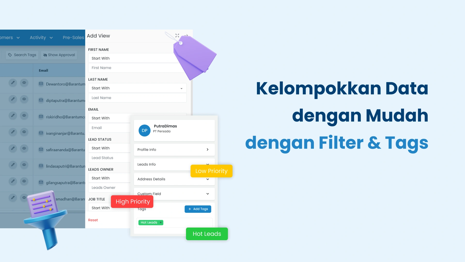 2. tags dan filter