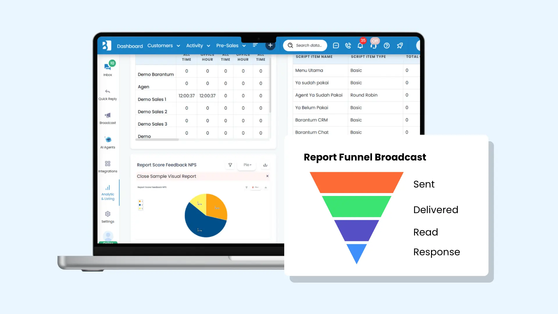 6_Tampilan Hasil Broadcast Barantum