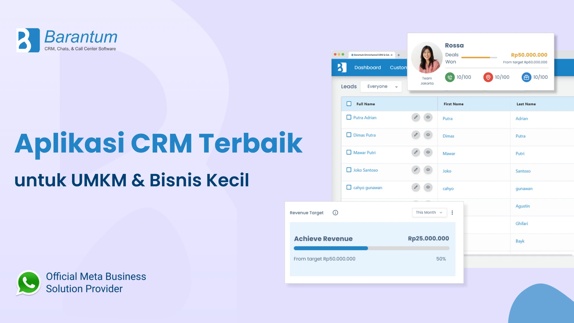 Aplikasi CRM Terbaik untuk UMKM & Bisnis Kecil