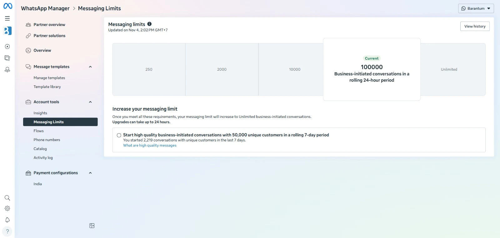 cara melihat limits cara melihat limits