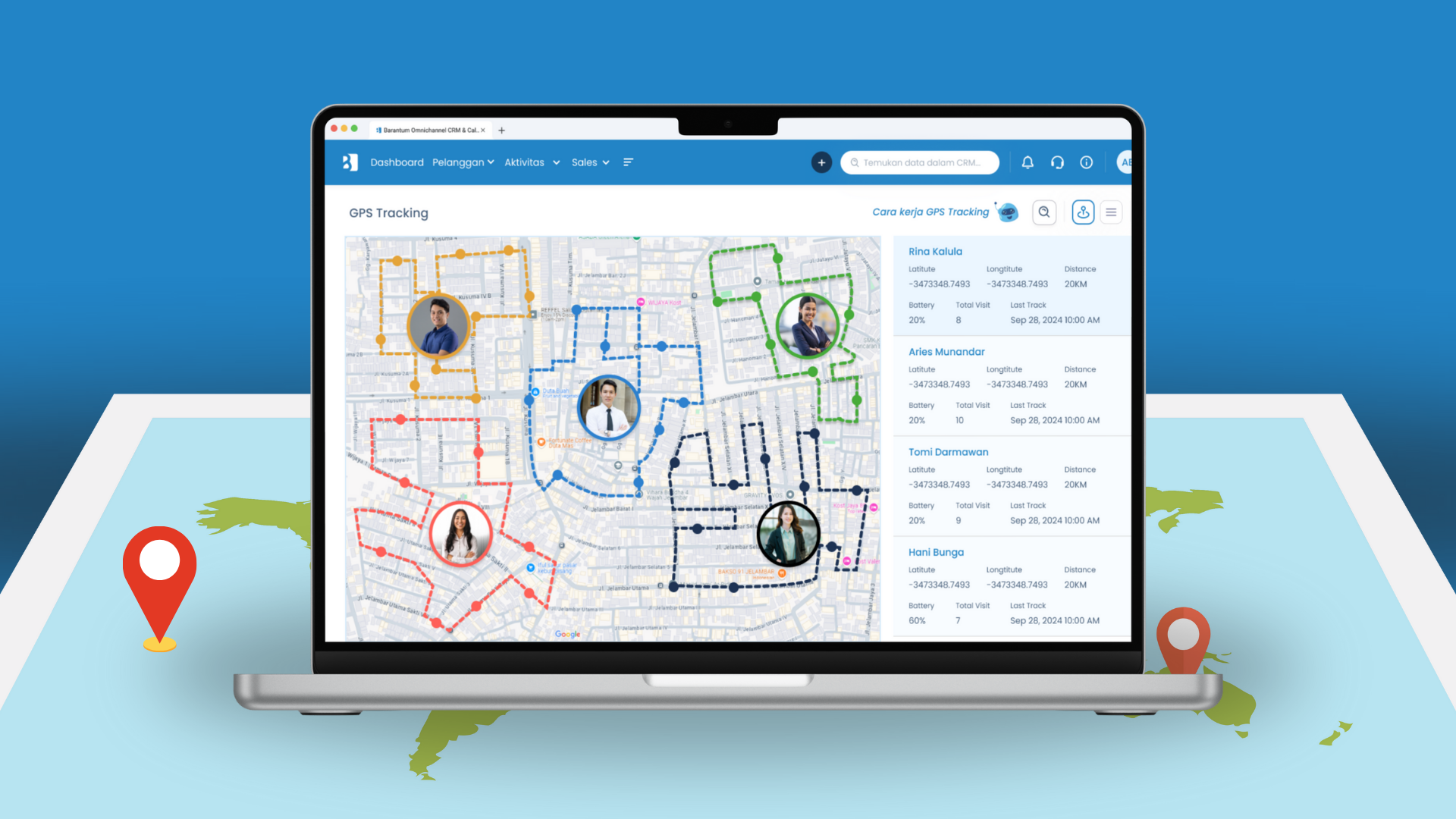 GPS Tracking Barantum