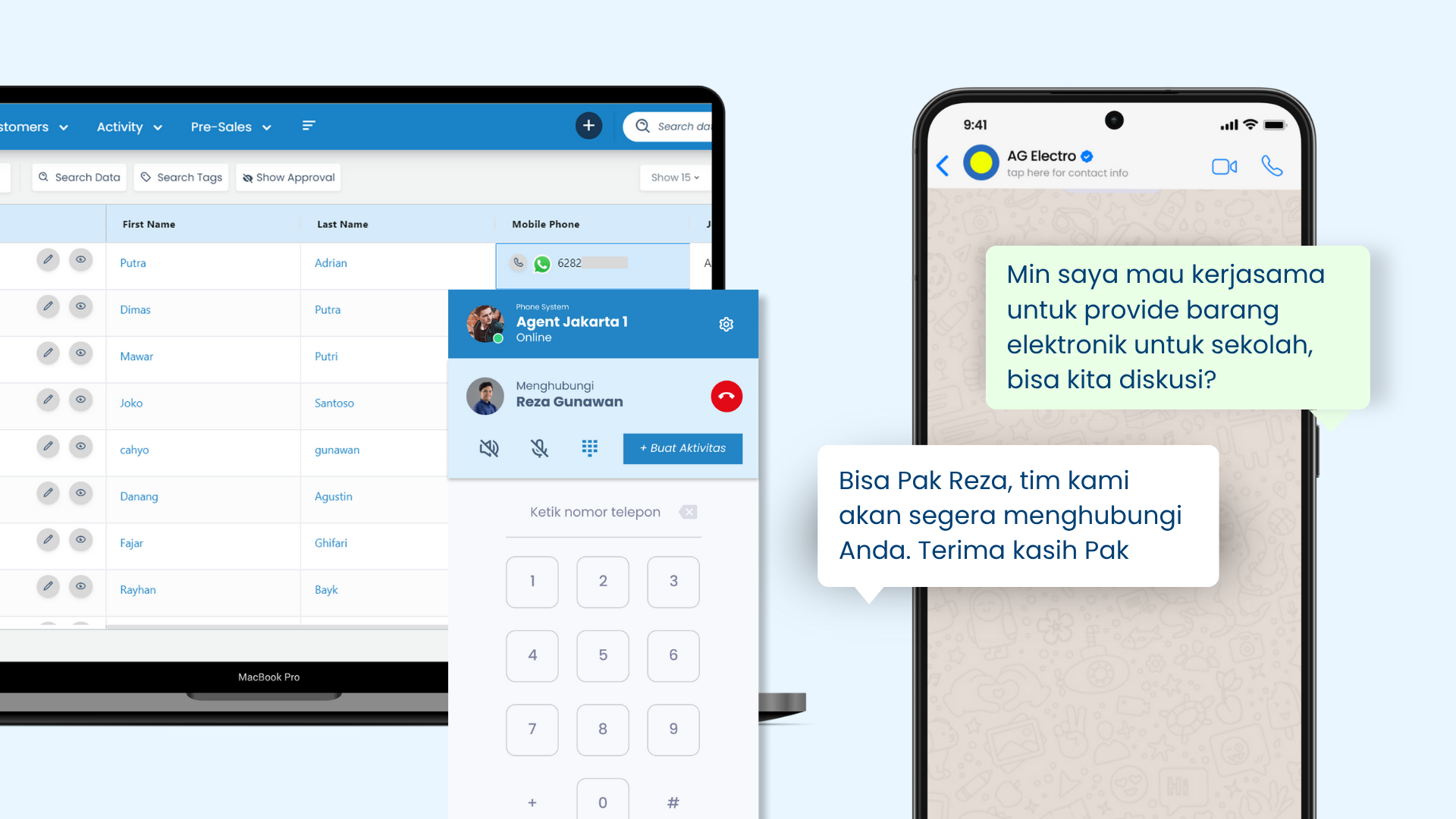 call center to chat Barantum